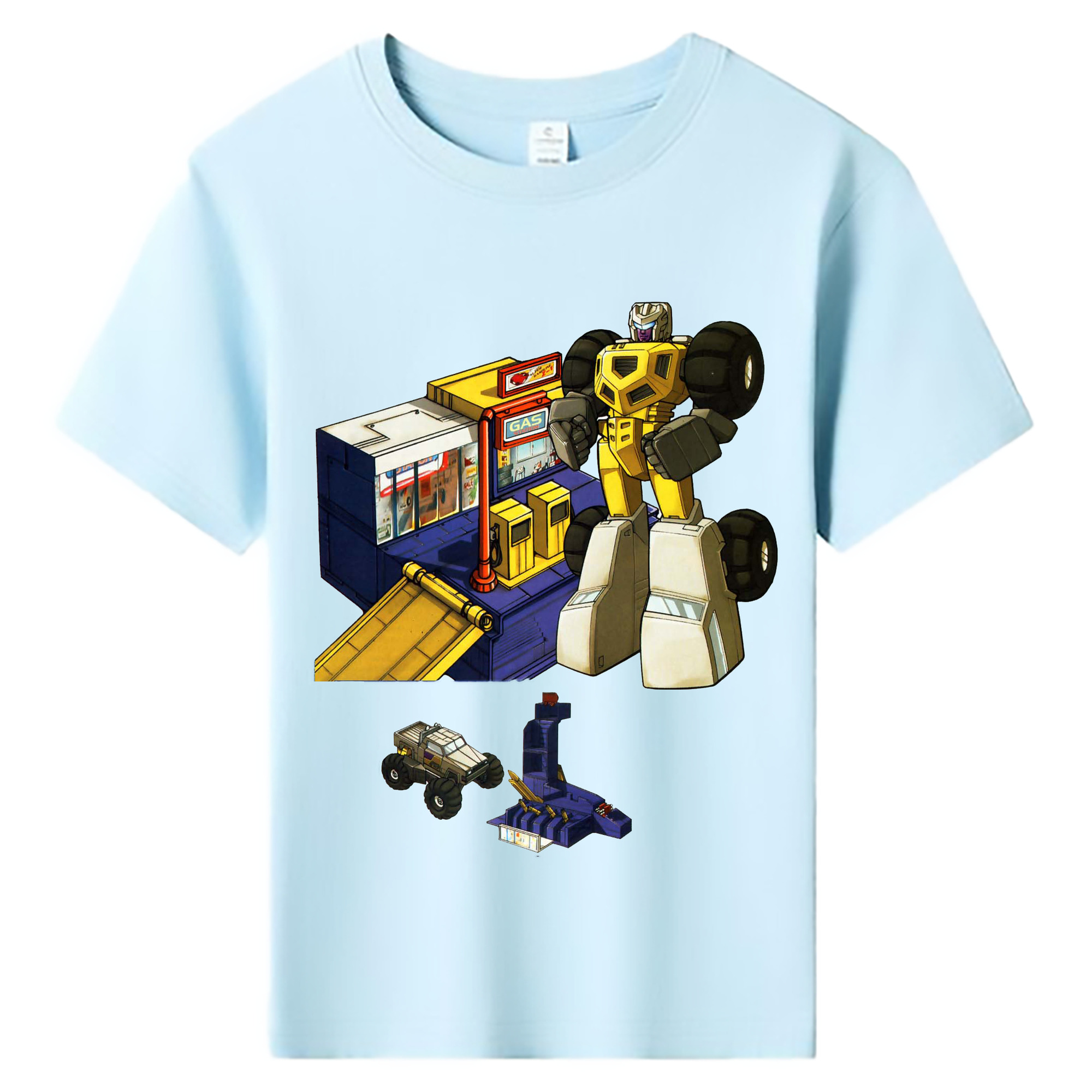 （画像用）  綿100％キッズTシャツ（フロントプリント）
